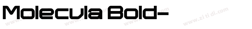 Molecula Bold字体转换